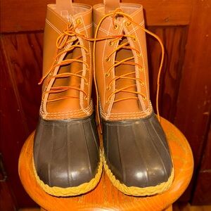 L.L. Bean Men's Two-Tone Lace-Up Duck 🦆 Boots 🥾